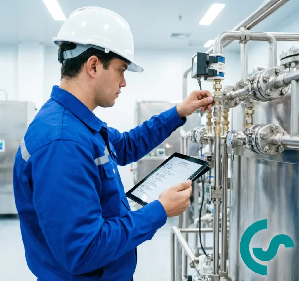 فرآیند بازرسی و تایید نصب (IQ) در سیستم هوای فشرده کارخانه دارویی